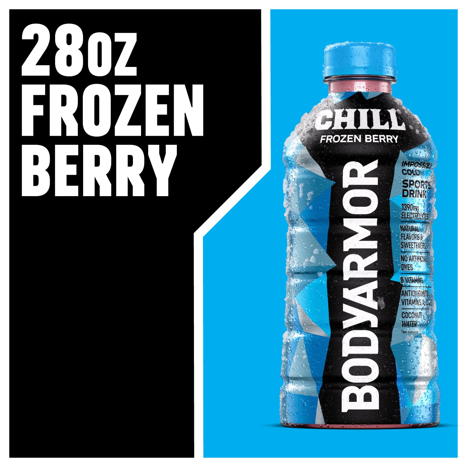 BODYARMOR Chill Frozen Berry, 28 fl oz​ (Pack of 15)