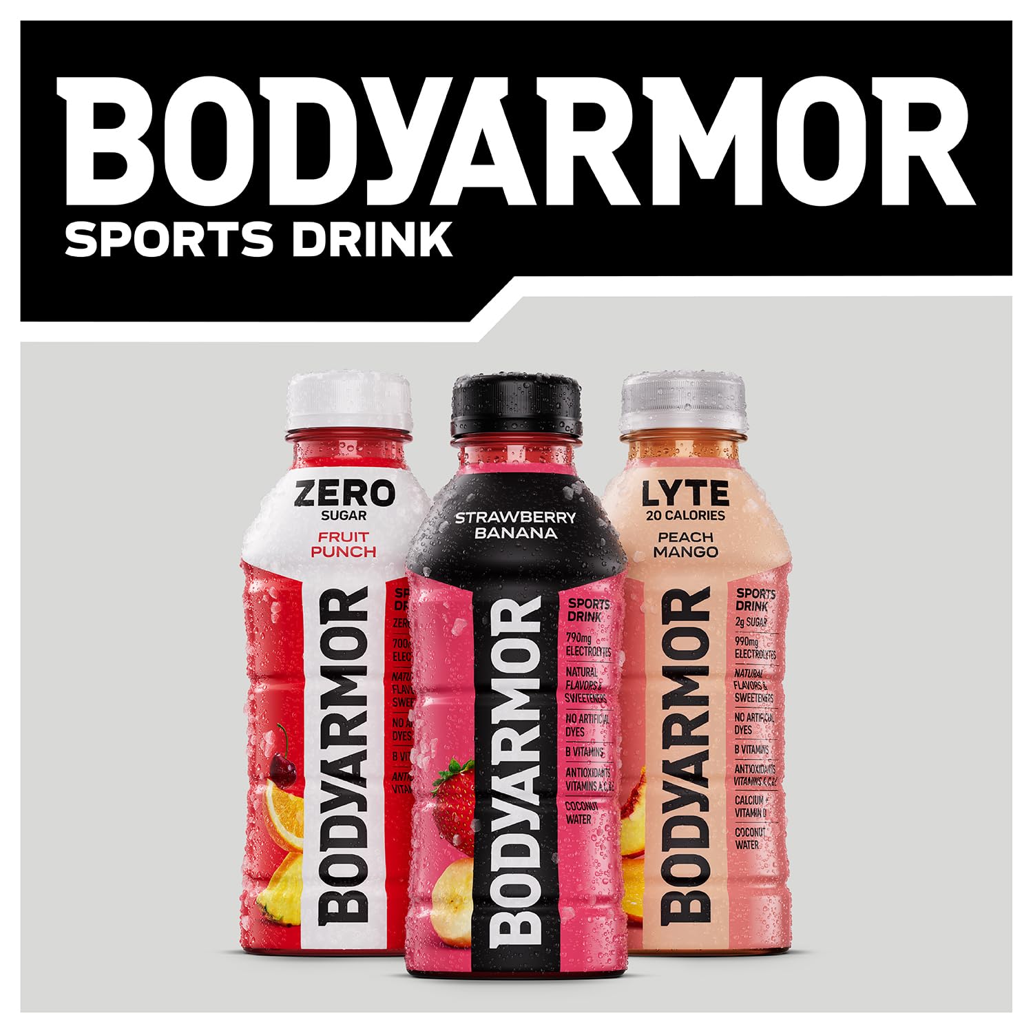 BODYARMOR Chill Frozen Berry, 28 fl oz​ (Pack of 15)