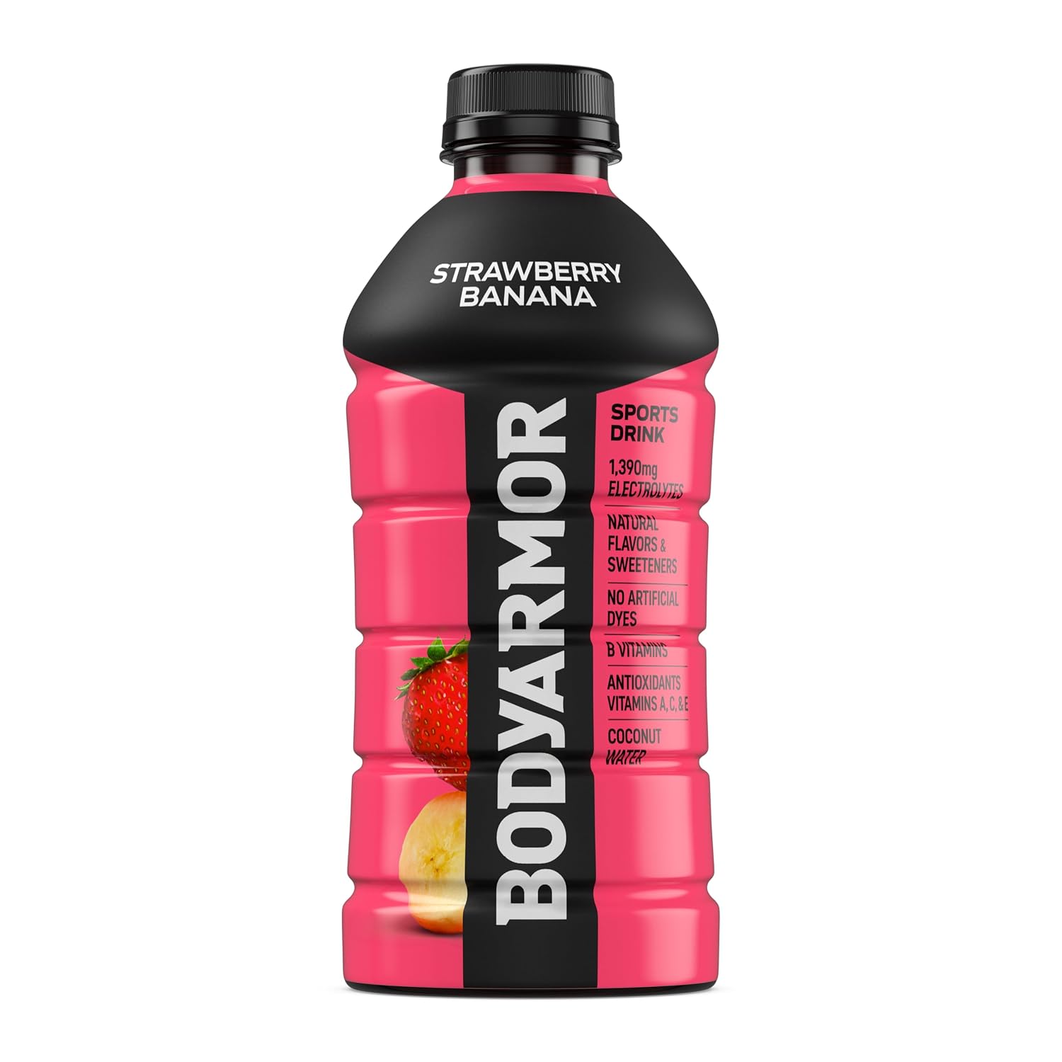 BODYARMOR Sports Drink, Strawberry Banana Electrolyte Drink, 28 Oz (15 Pk)
