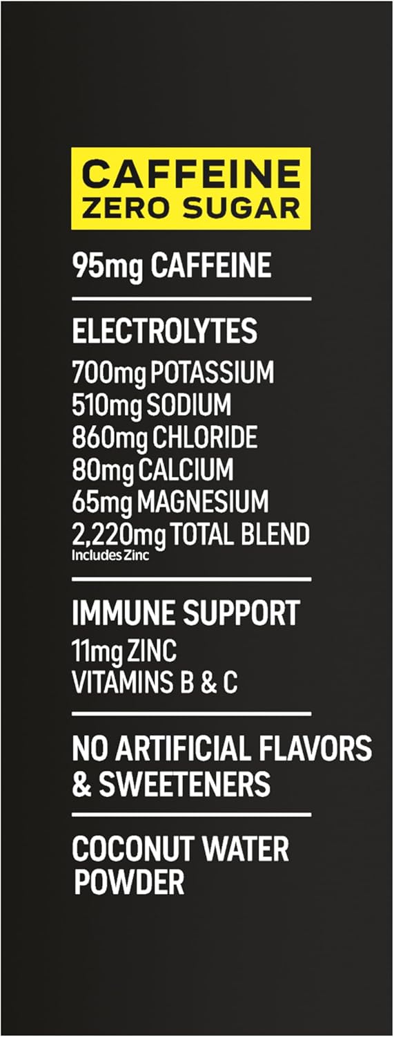 BODYARMOR Flash IV Caffeine + Zero Sugar Electrolyte Mix, Variety Pk, 15 Ct