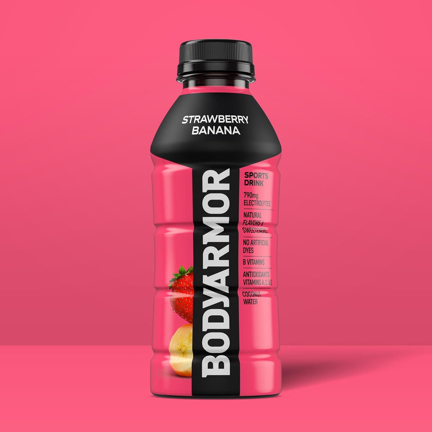 BODYARMOR Sports Drink, Strawberry Banana Electrolyte Drink, 16 Oz (6 Pk)
