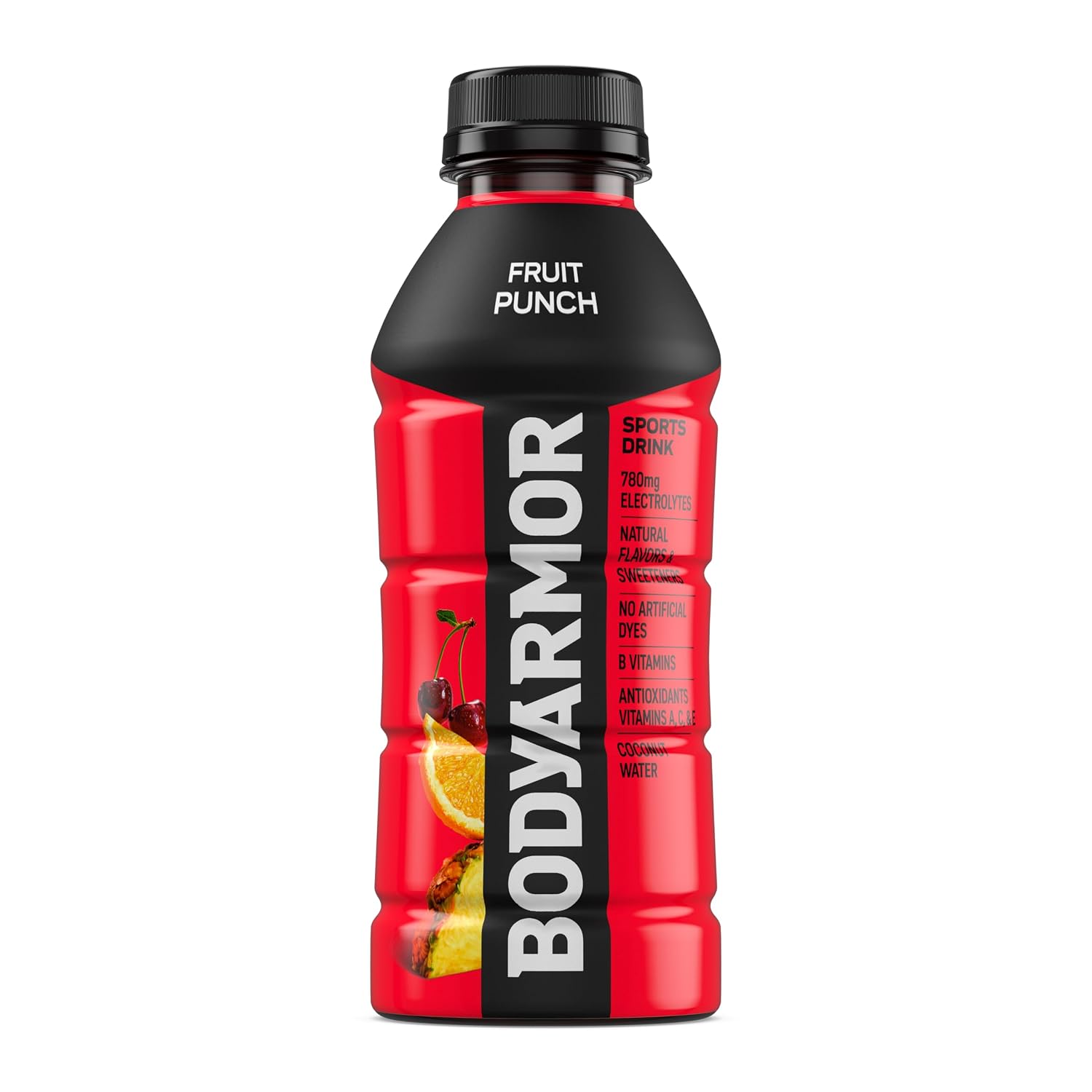BODYARMOR Sports Drink, Fruit Punch Electrolyte Drink, 16 Oz (12 Pk)