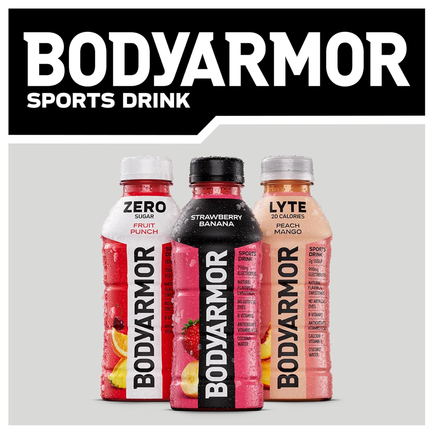 BODYARMOR Sports Drink, Pineapple Coconut Electrolyte Drink, 16 Oz (12 Pk)