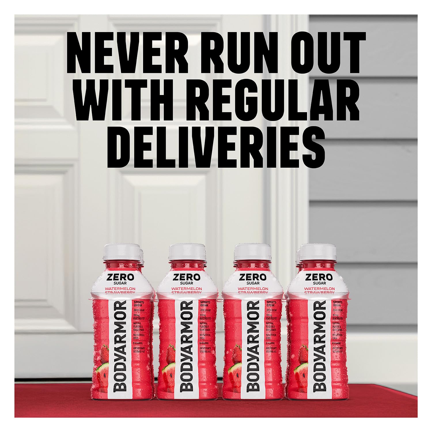 BODYARMOR ZERO Sugar Electrolyte Drink, Lemon Lime, 16 Oz (12 Pk)