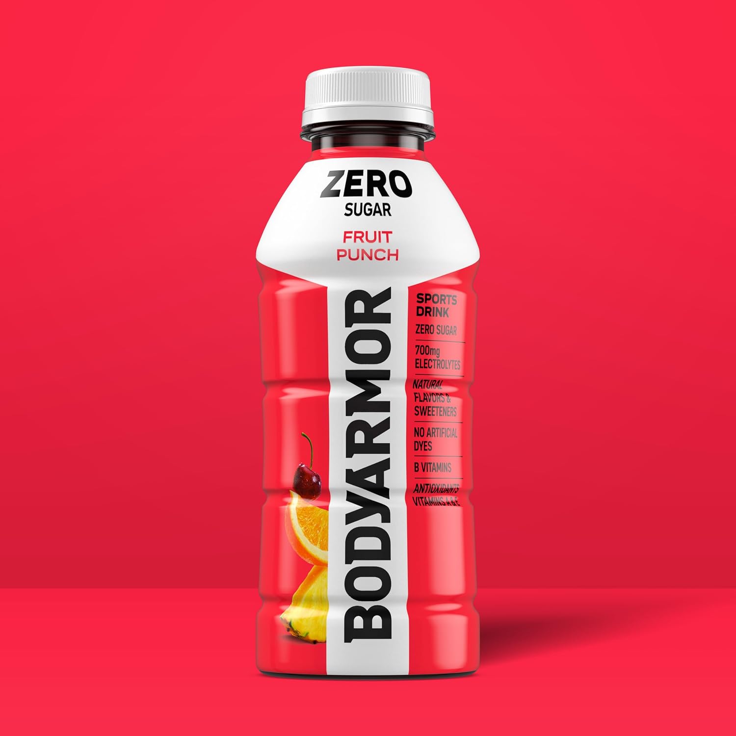 BODYARMOR ZERO Sugar Electrolyte Drink, Fruit Punch, 16 Oz (6 Pk)