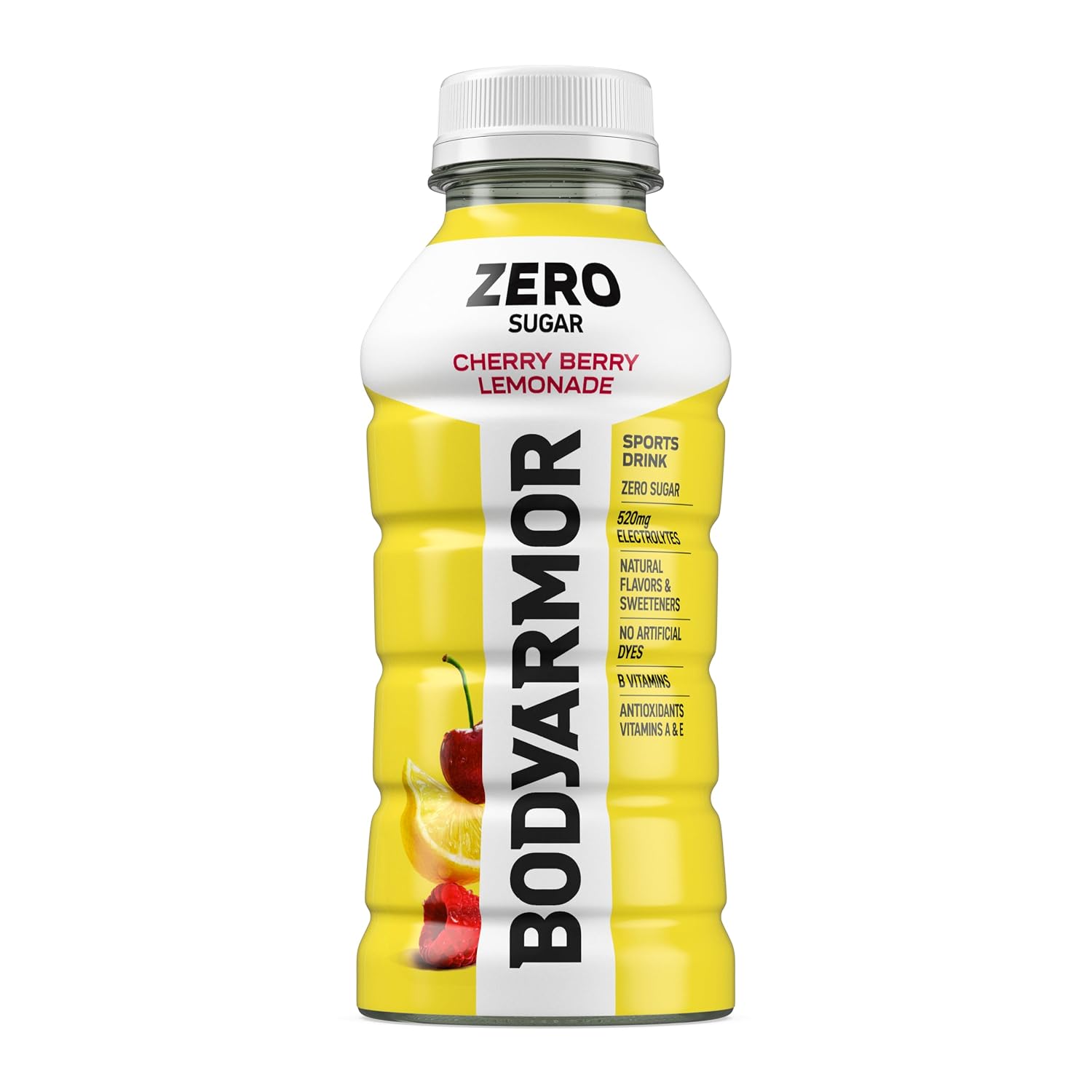 BODYARMOR ZERO Sugar Electrolyte Drink, Cherry Berry Lemonade, 12 Oz (8 Pk)