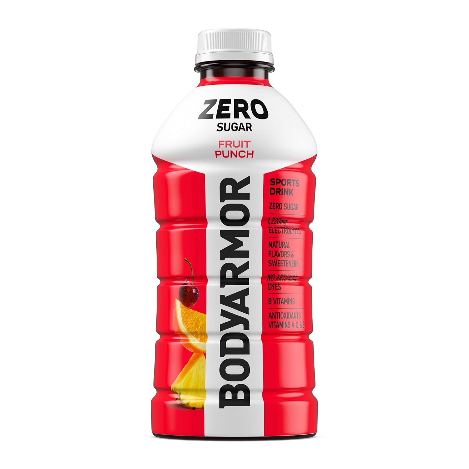 BODYARMOR ZERO Sugar Electrolyte Drink, Fruit Punch, 28 Oz (15 Pk)