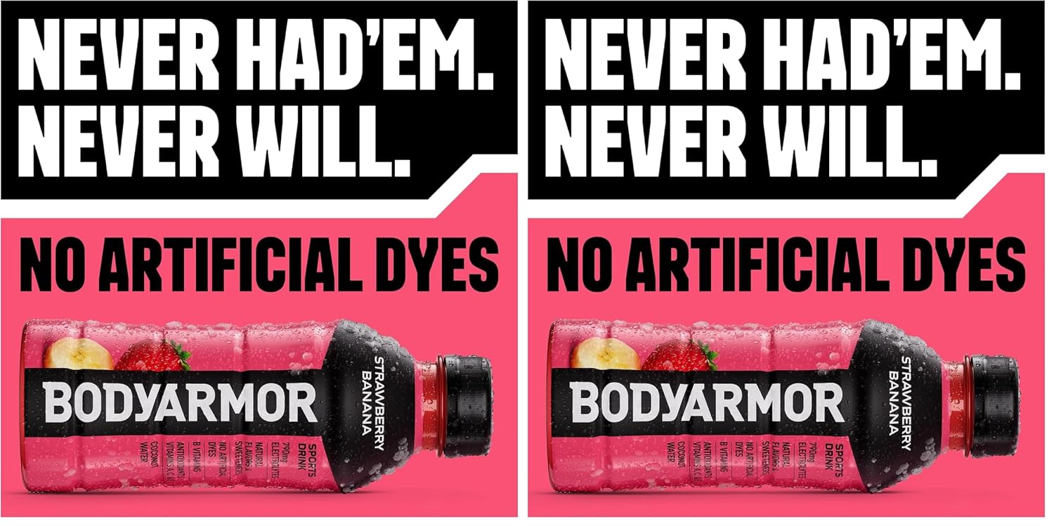 BODYARMOR Sports Drink Sports Beverage,Cherry Lime,Coconut Water Hydration,Natural Flavors With Vitamins,Potassium-Packed Electrolytes,Perfect For Athletes,16 Fl Oz,(Pack of 24)
