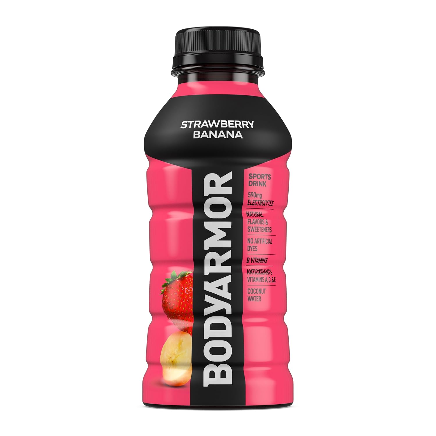 BODYARMOR Sports Drink, Strawberry Banana Electrolyte Drink, 12 Oz (8 Pk)
